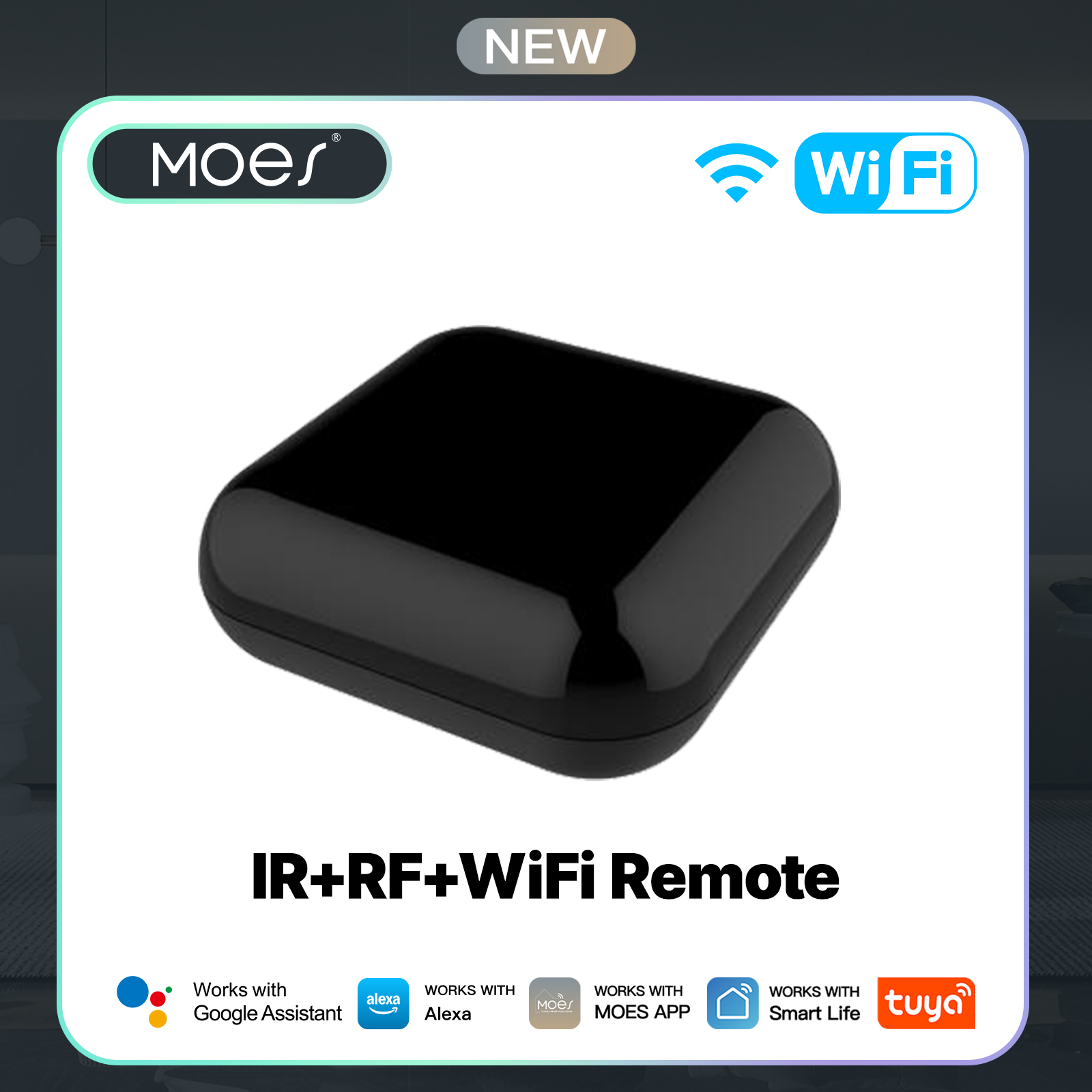 MOES Tuya WiFi IR RF remoto pa - Matter Hub Thread reseña y precio