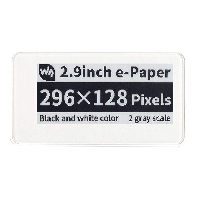 Nuevo módulo de pantalla de ti - Display Epaper 2.9 reseña y precio